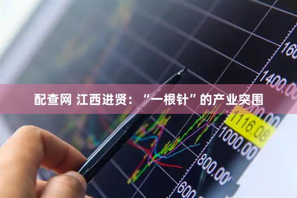 配查网 江西进贤：“一根针”的产业突围