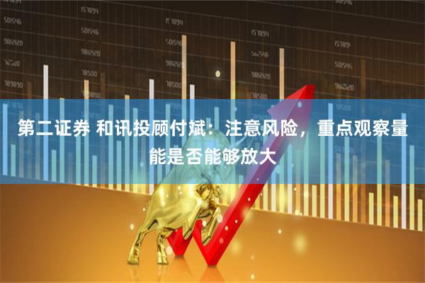 第二证券 和讯投顾付斌：注意风险，重点观察量能是否能够放大